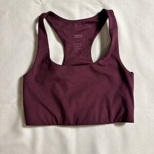 Girlfriend Collective XS - Plum Paloma Racerback Sports (or Everyday!) Bra